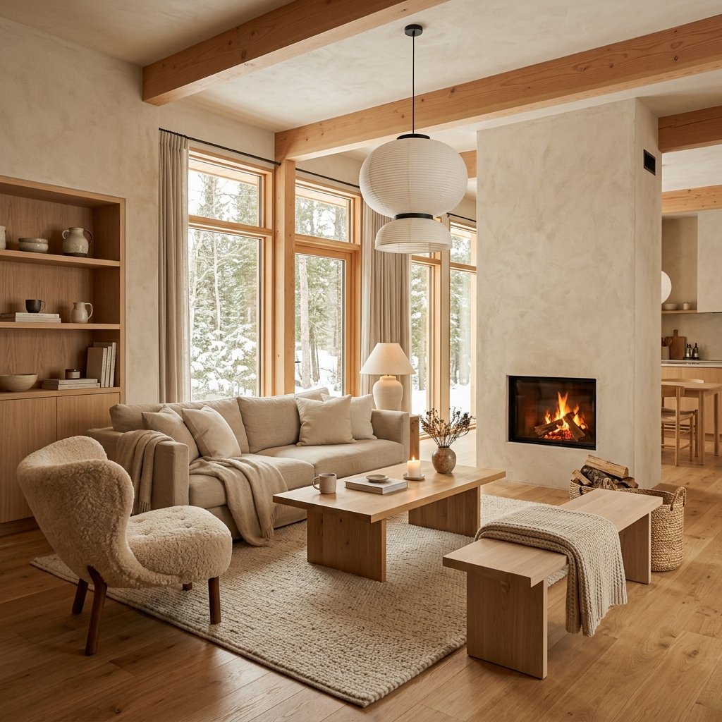 Creamy Scandinavian Retreat