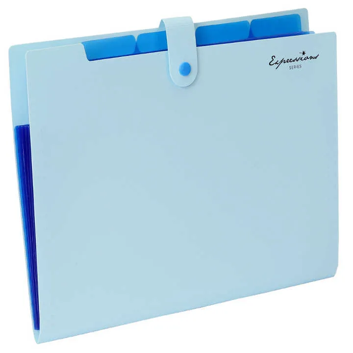 ملف توسيع للمدرسة والمكتب مع 5 جيوب منتج حفظ عملي للمنظمة Expanding file for school and office with 5 pockets. Practical filing product for organization.