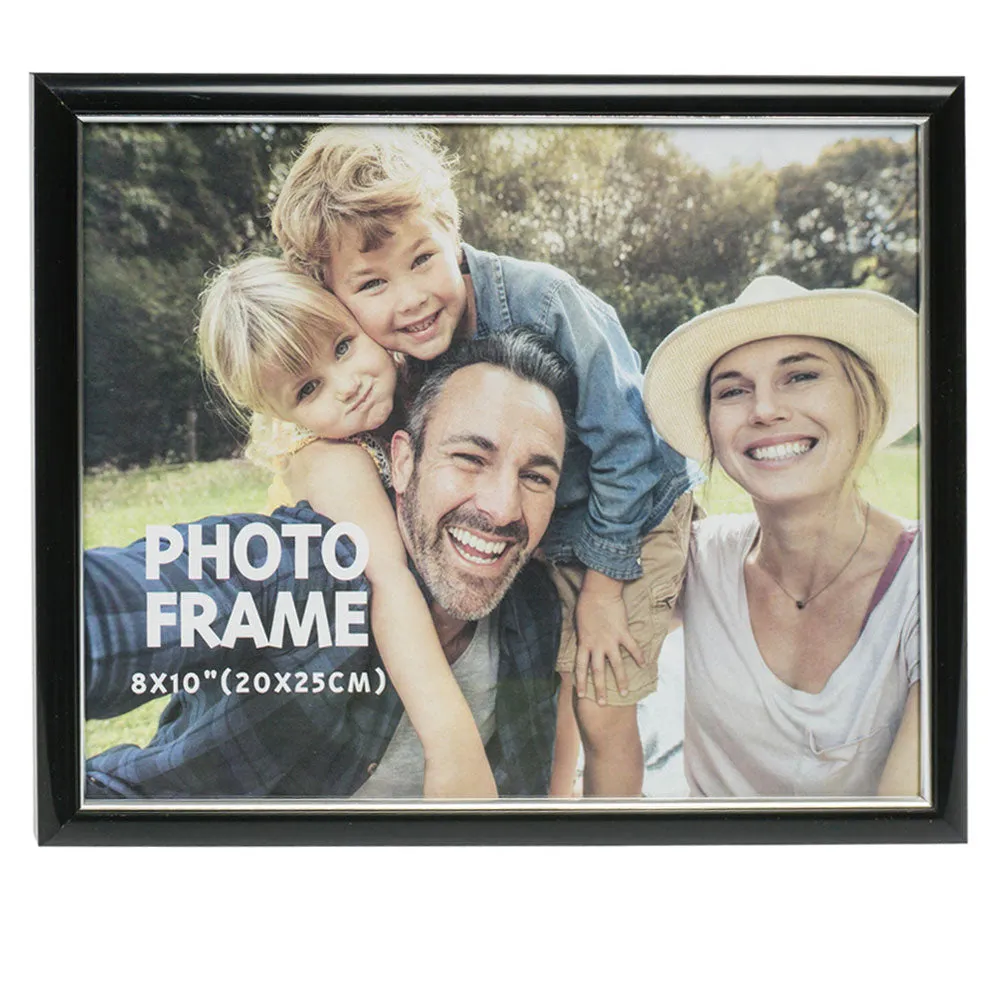 12 Picture Frames Black Silver Photo Poster Wall Collage Display Decor 8"X10"