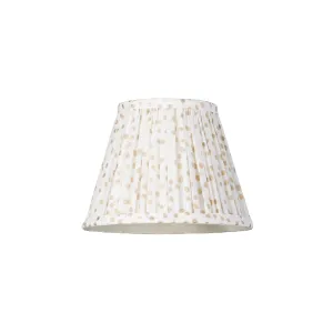 18cm Straight Empire Pendant shade in gold dotty