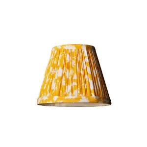 18cm Straight Empire Pendant shade in yellow Tulasi