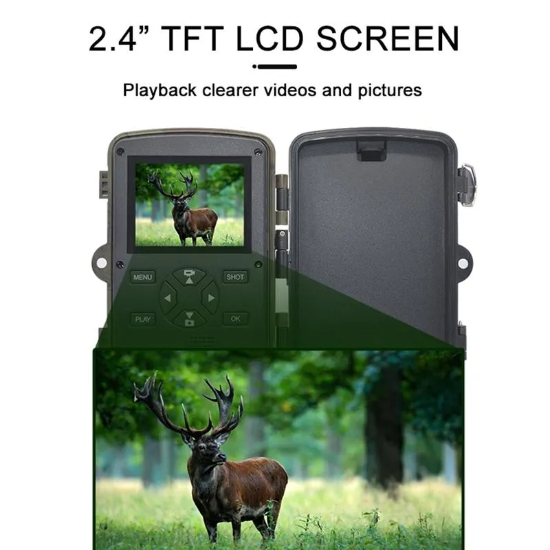 4k Wifi Hunting Trail Camera with 2.4 Tft Screen