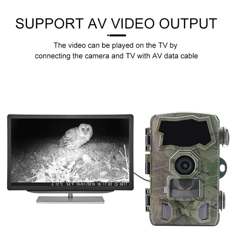 4k Wifi Hunting Trail Camera with 2.4 Tft Screen