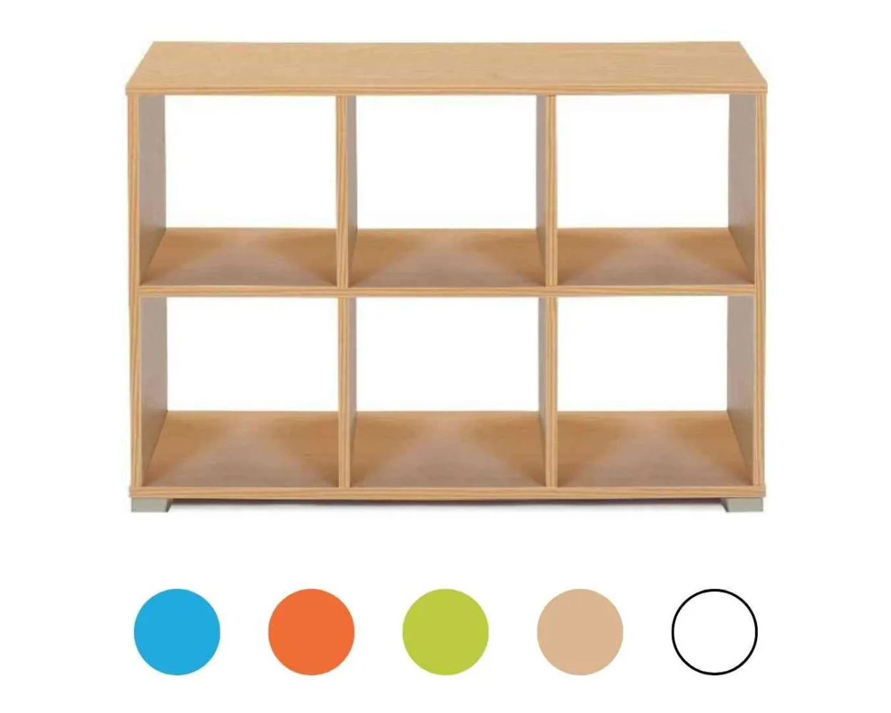 6 Cube Room Divider Horizontal - Bubble Gum Range