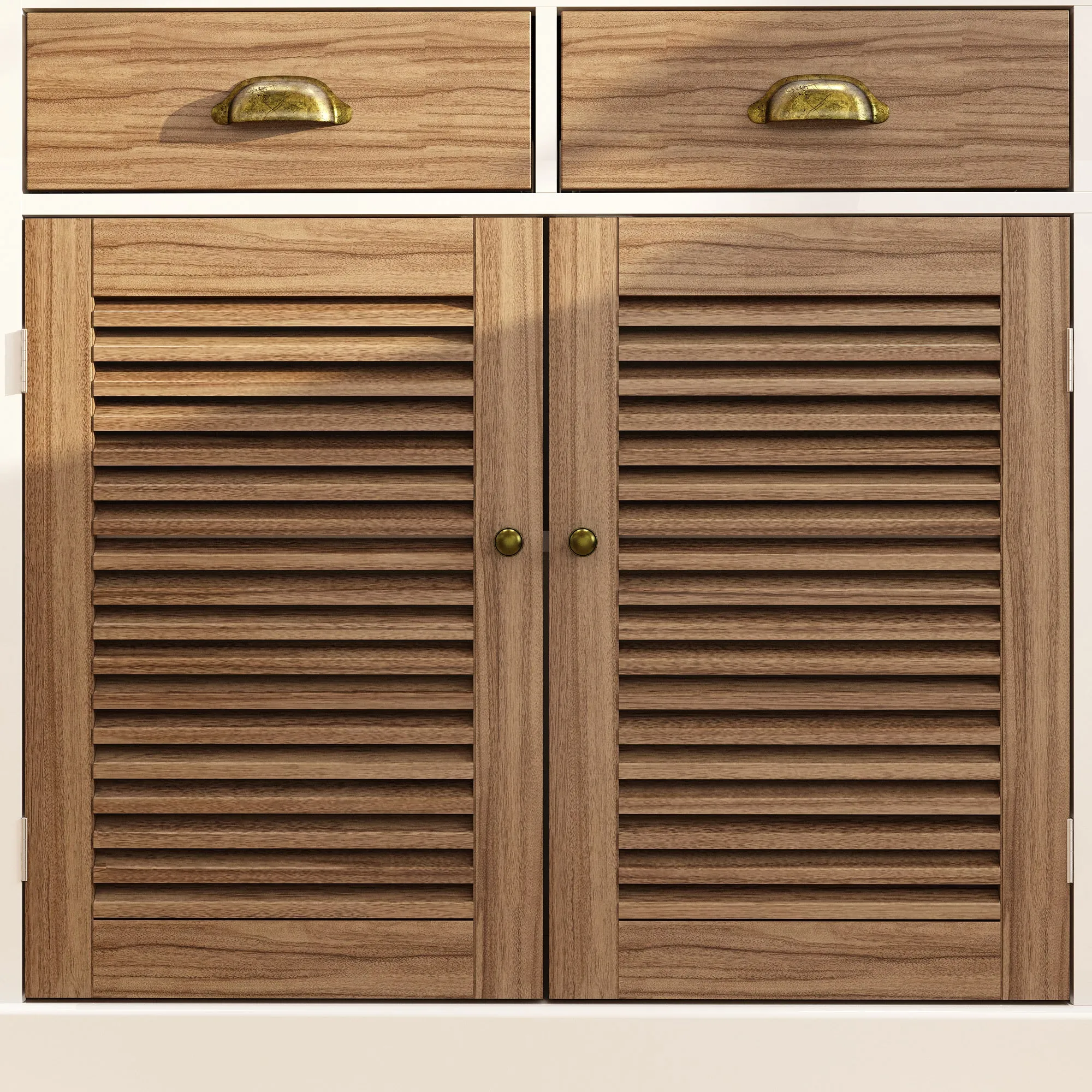 63 "W 4-Door Solid Wood Sideboard