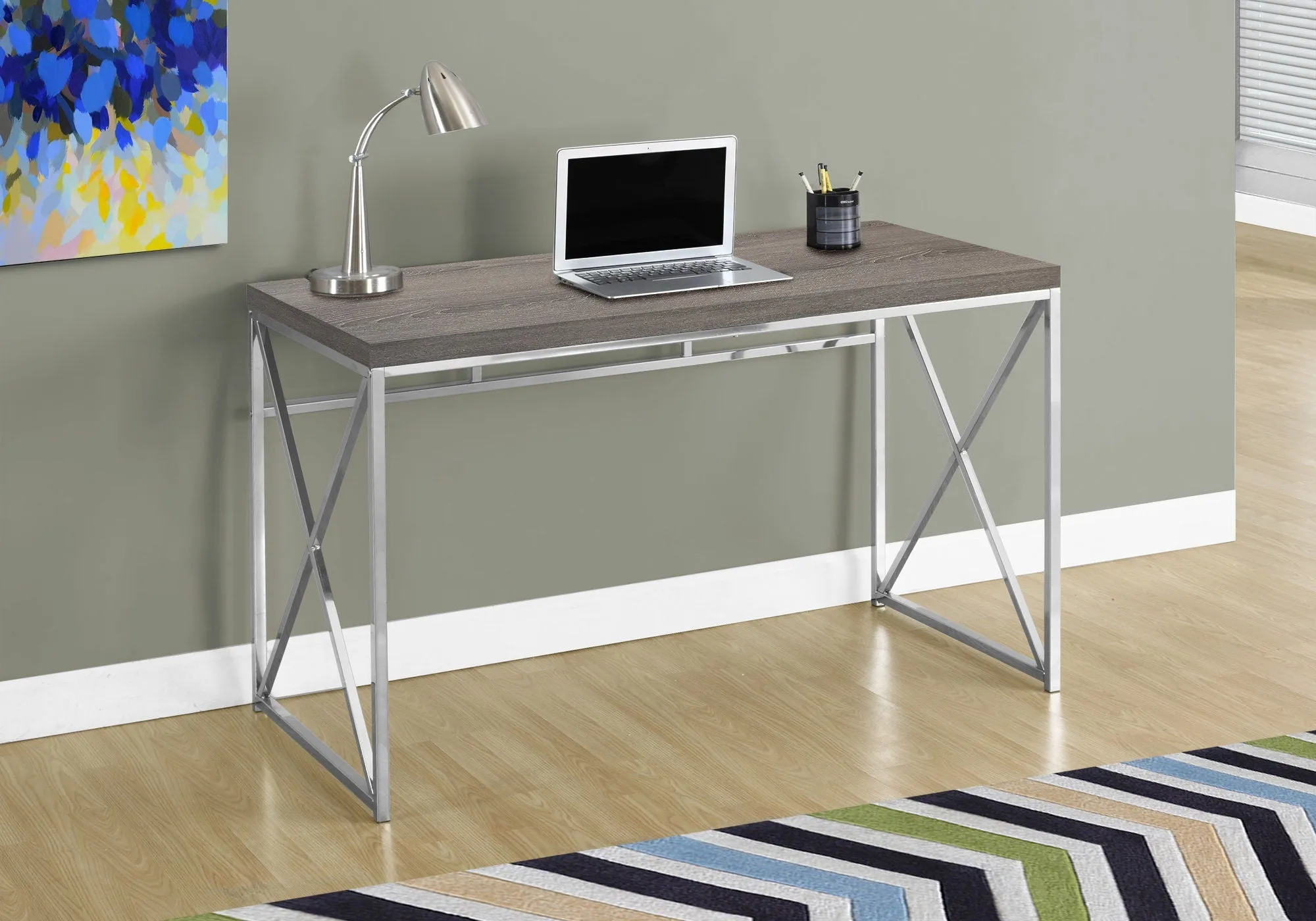 Computer Desk For Home Office, Laptop, Glossy Contemporary & Modern by Couch.com