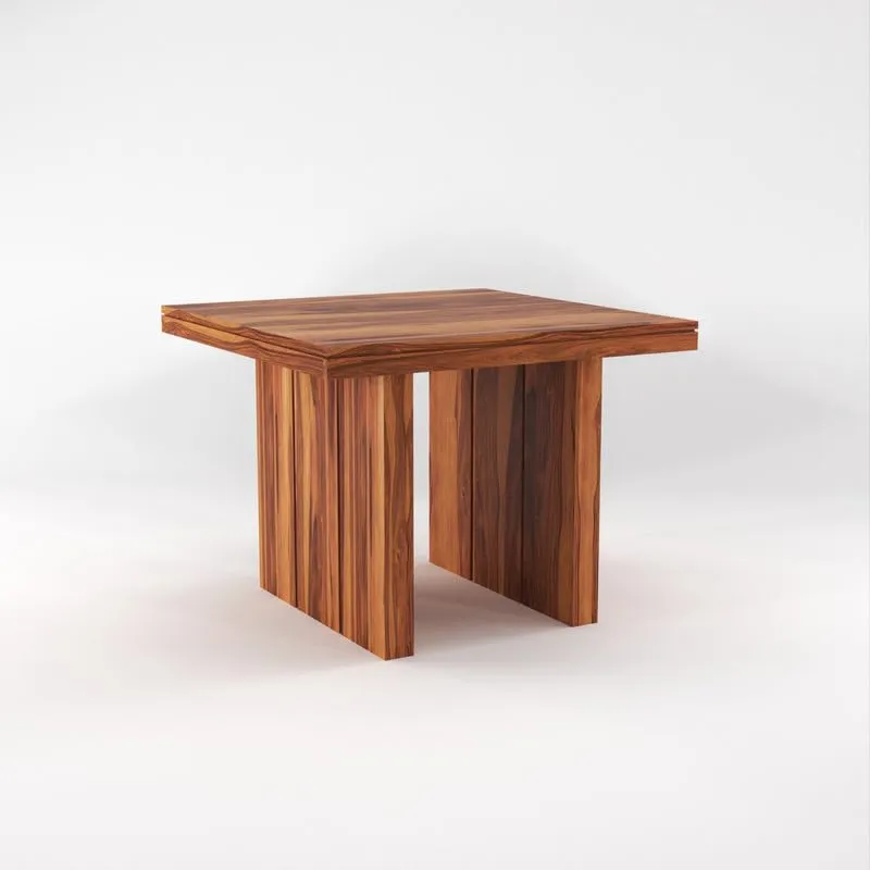 Dream Look Furniture Solid Sheesham Wood Dining Room Sets 4 Seater Poster Dining Table with 4 Chairs for Dining Room, Living Room, Kitchen, Hotel, Restaurant, Cafeteria (Standard, Honey Finish)