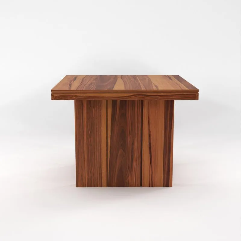 Dream Look Furniture Solid Sheesham Wood Dining Room Sets 4 Seater Poster Dining Table with 4 Chairs for Dining Room, Living Room, Kitchen, Hotel, Restaurant, Cafeteria (Standard, Honey Finish)