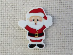Happy Santa Needle Minder, Cover Minder, Magnet