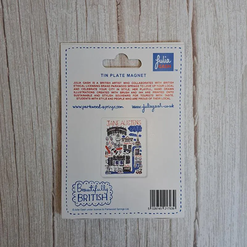 Jane Austen's Bath Cityscape Magnet