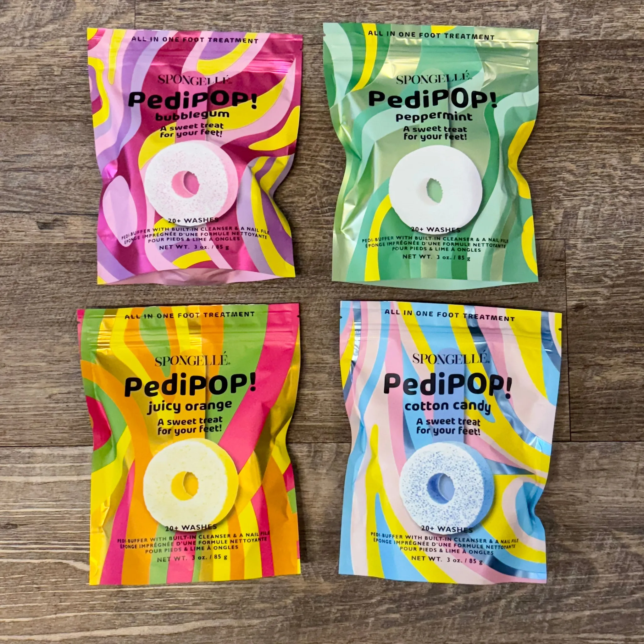 Juicy Orange PediPOP! Pedi Buffer & Nail File by Spongelle