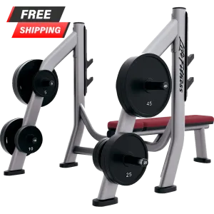 Life Fitness Signature Series Olympic Bench Weight Storage (ADDED STORAGE ONLY)