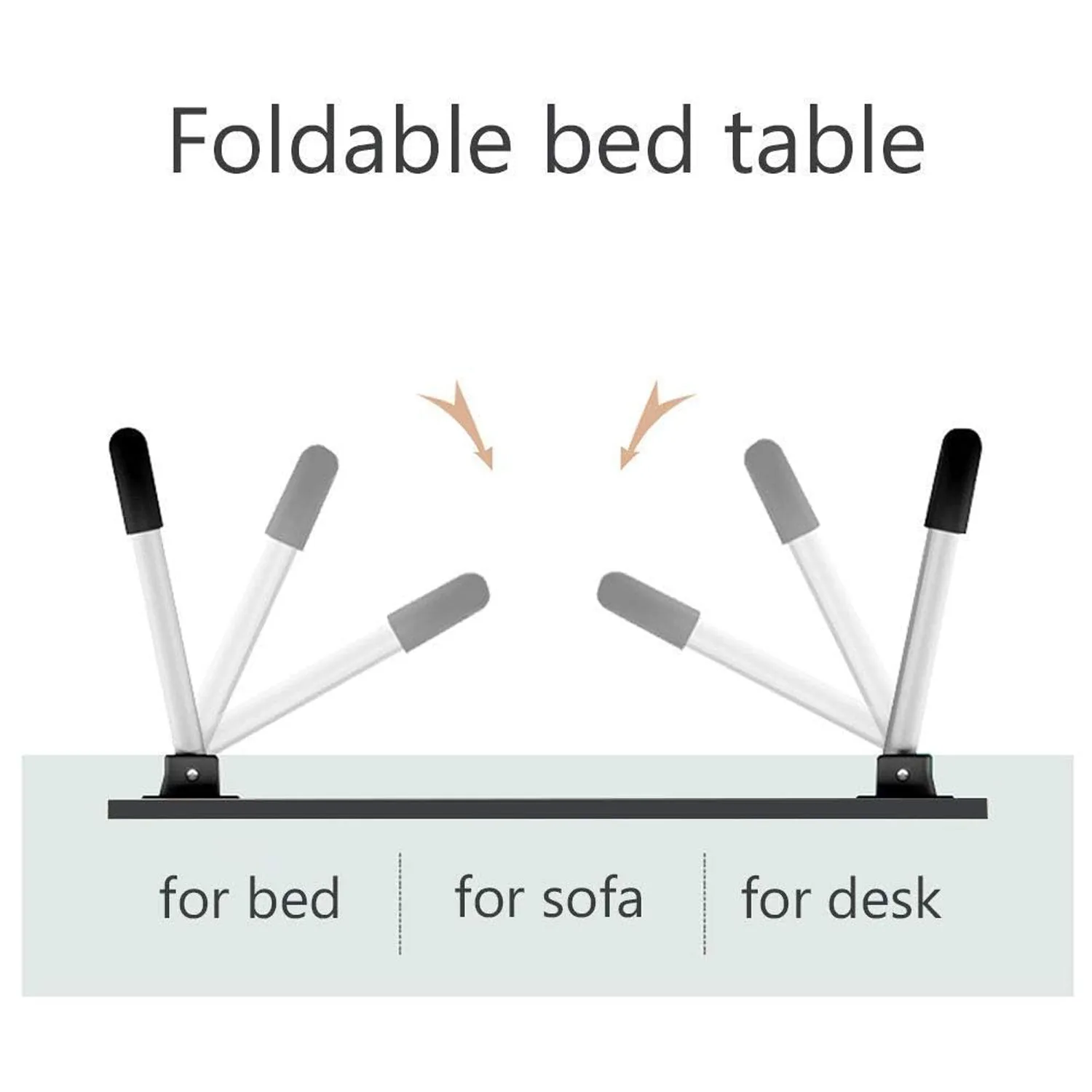 Ludo Design Foldable Bed Study Table Portable Multifunction Laptop Table Lapdesk for Children Bed Foldable Table Work Office Home with Tablet Slot & Cup Holder