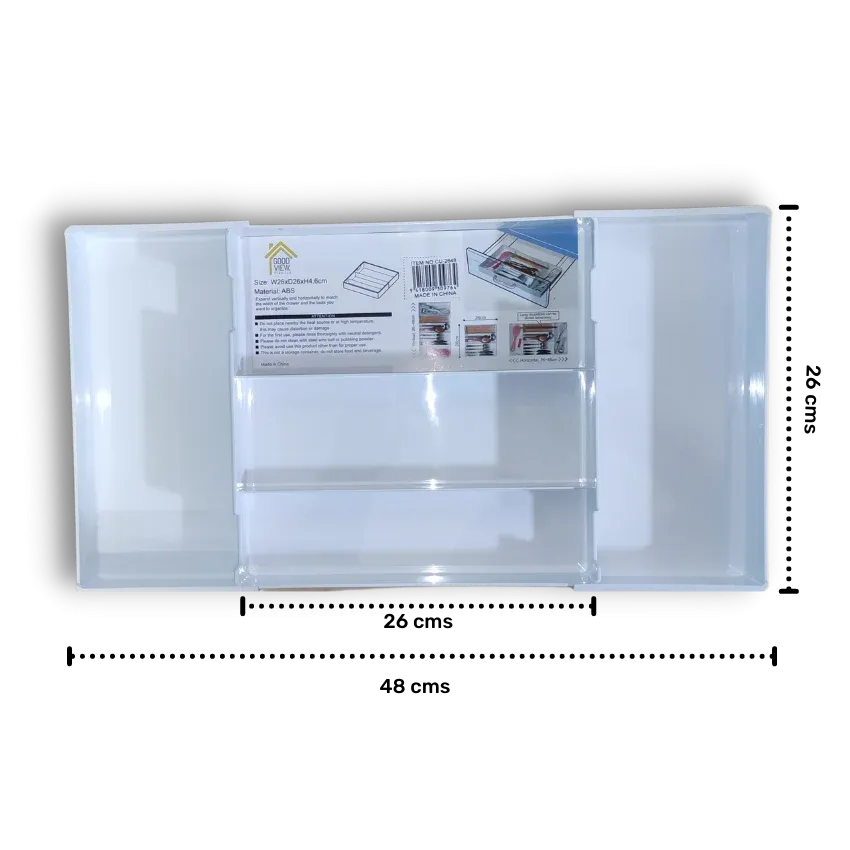 Organiser - Expandible Drawer (White)