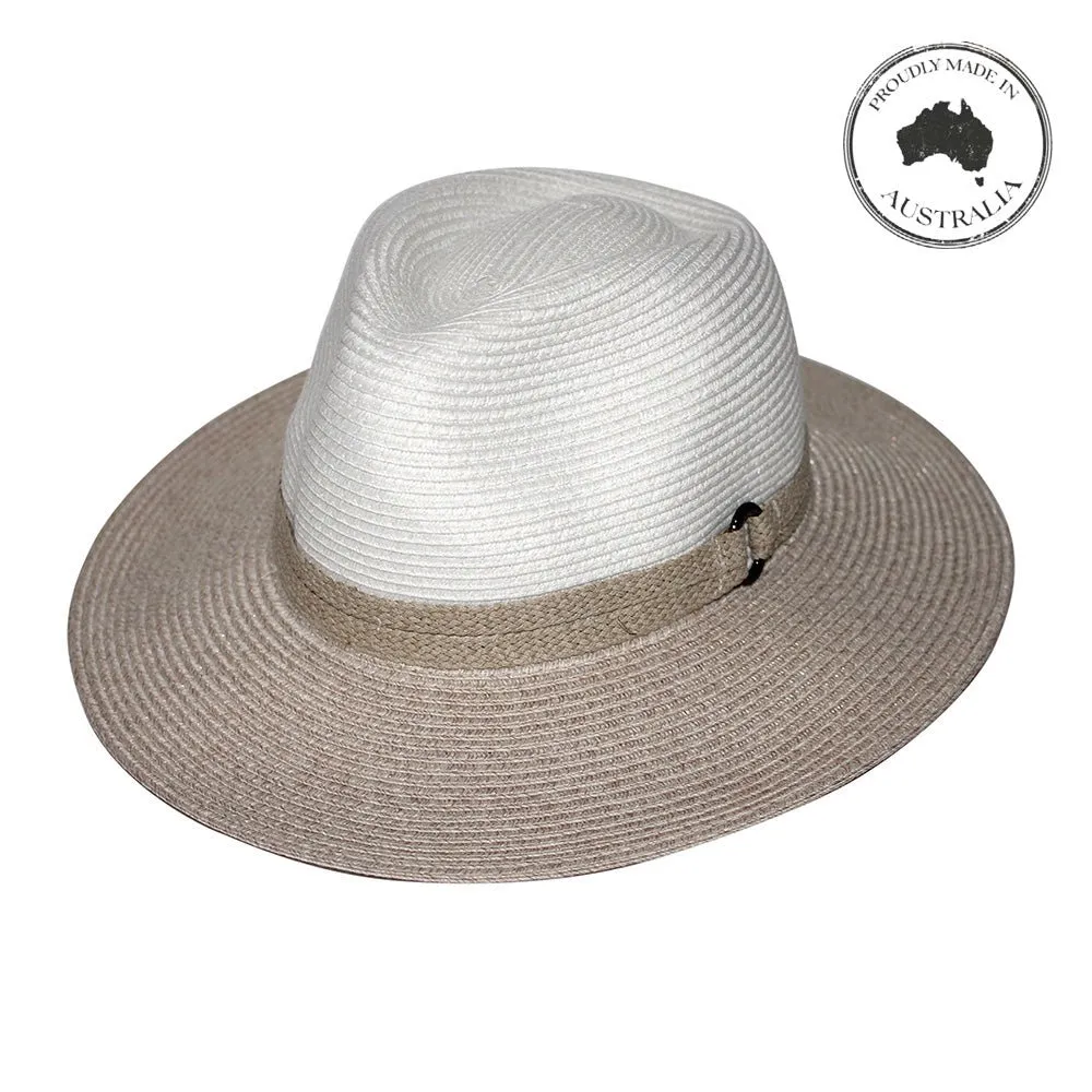 Parsley Bay Flexibraid Fedora by Deborah Hutton