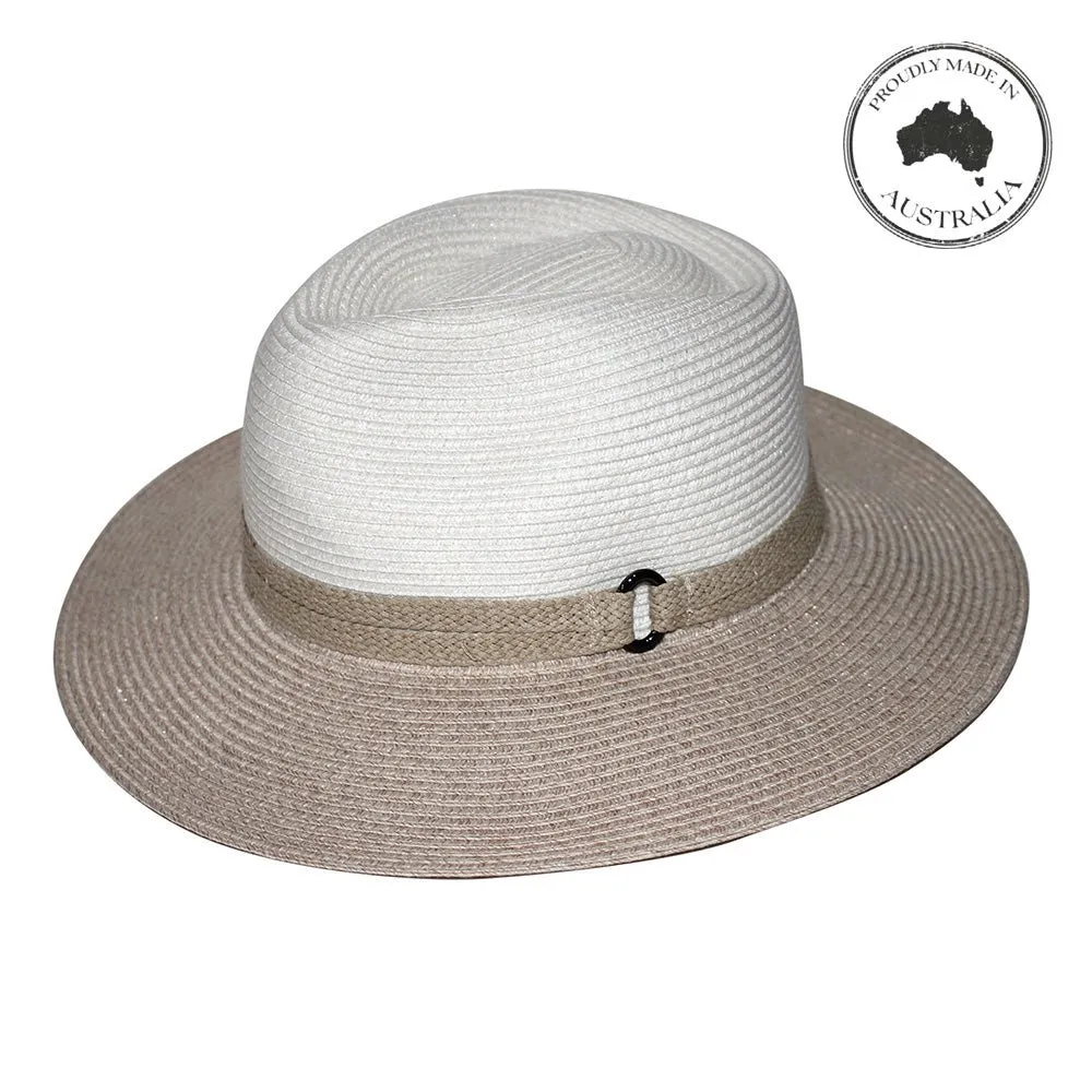Parsley Bay Flexibraid Fedora by Deborah Hutton