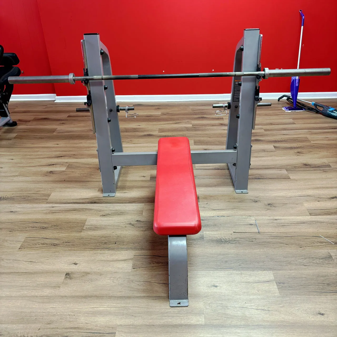 Precor Benchpress Setup