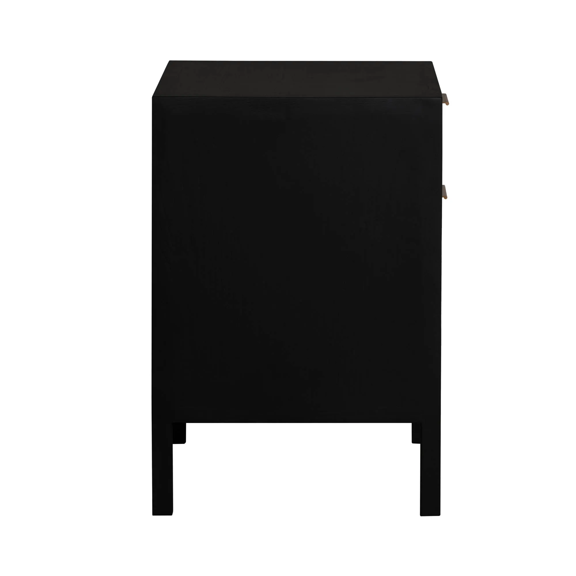 Rattan Filing Cabinet - Ebony