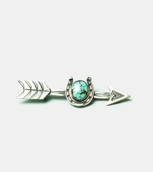 Red Rabbit Lucky Arrow Pin