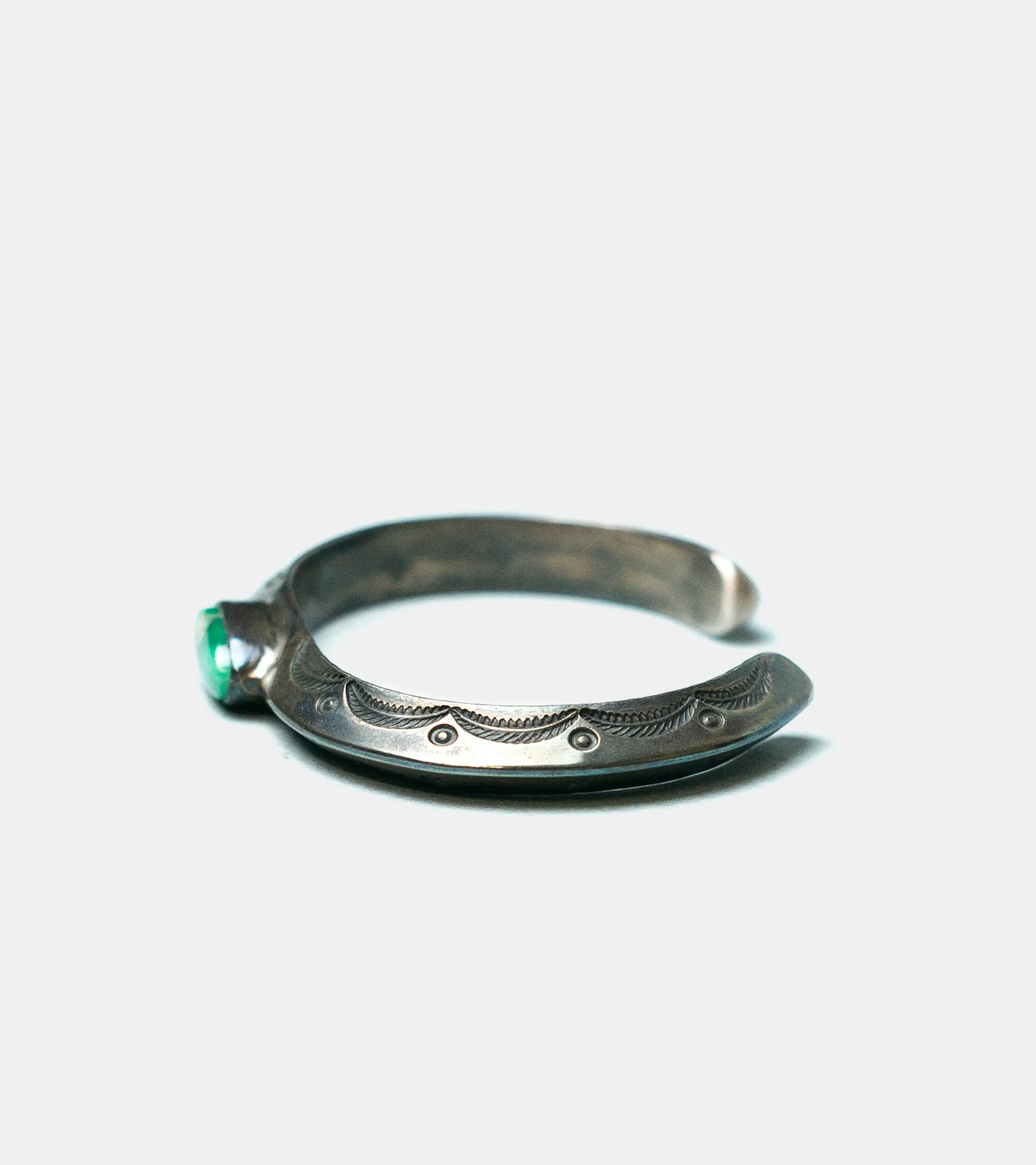 Red Rabbit Oval Turquoise Cuff