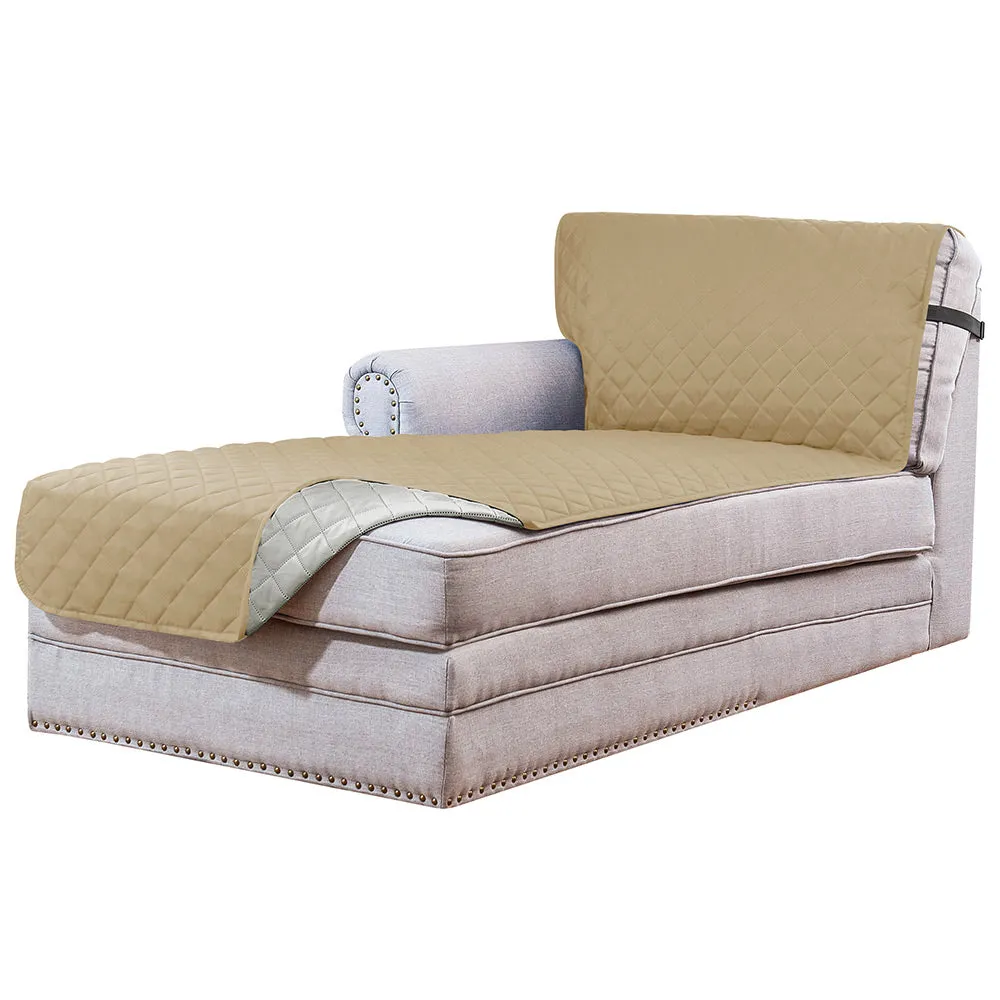 Reversible Chaise Waterproof Pet-Friendly Sofa Slipcover