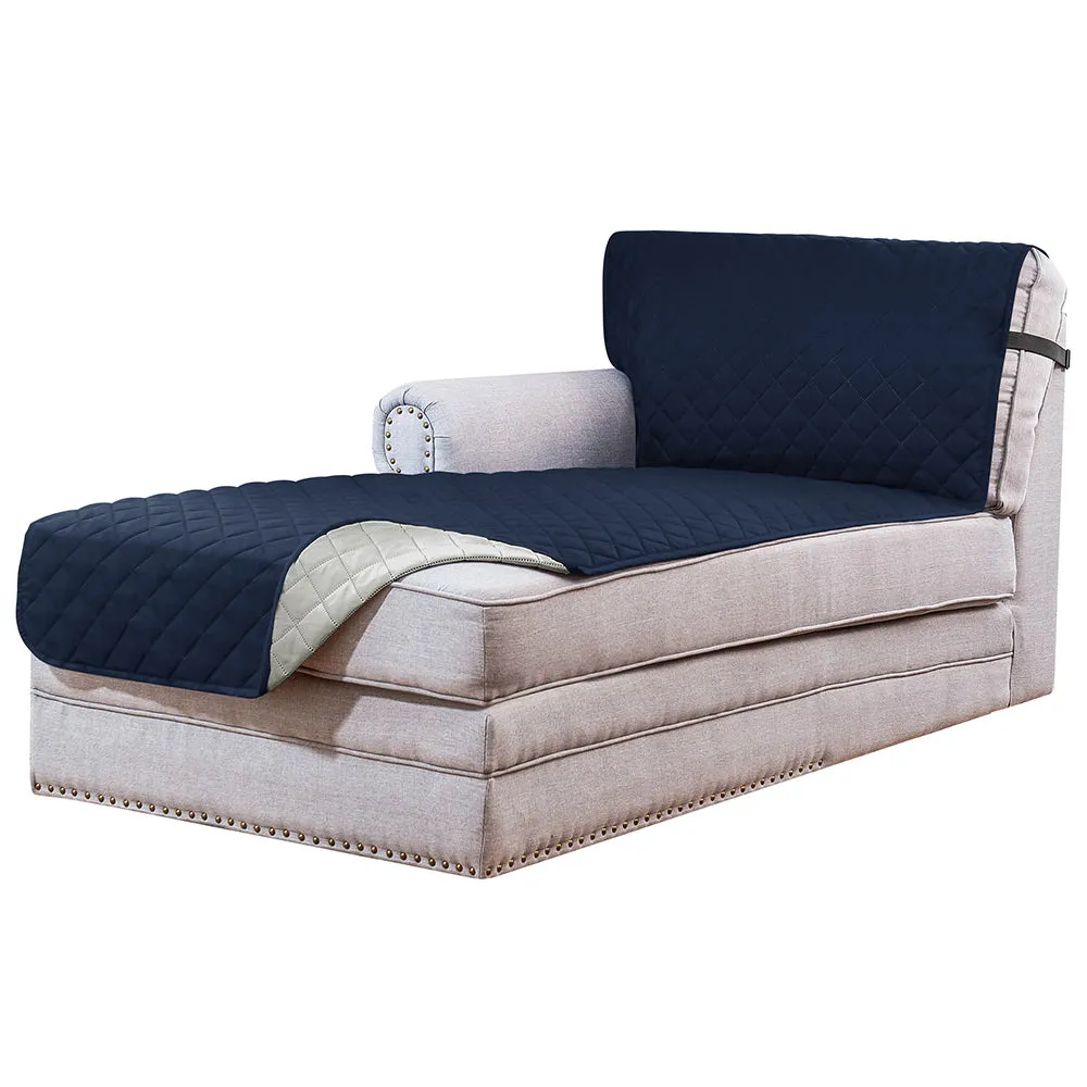 Reversible Chaise Waterproof Pet-Friendly Sofa Slipcover