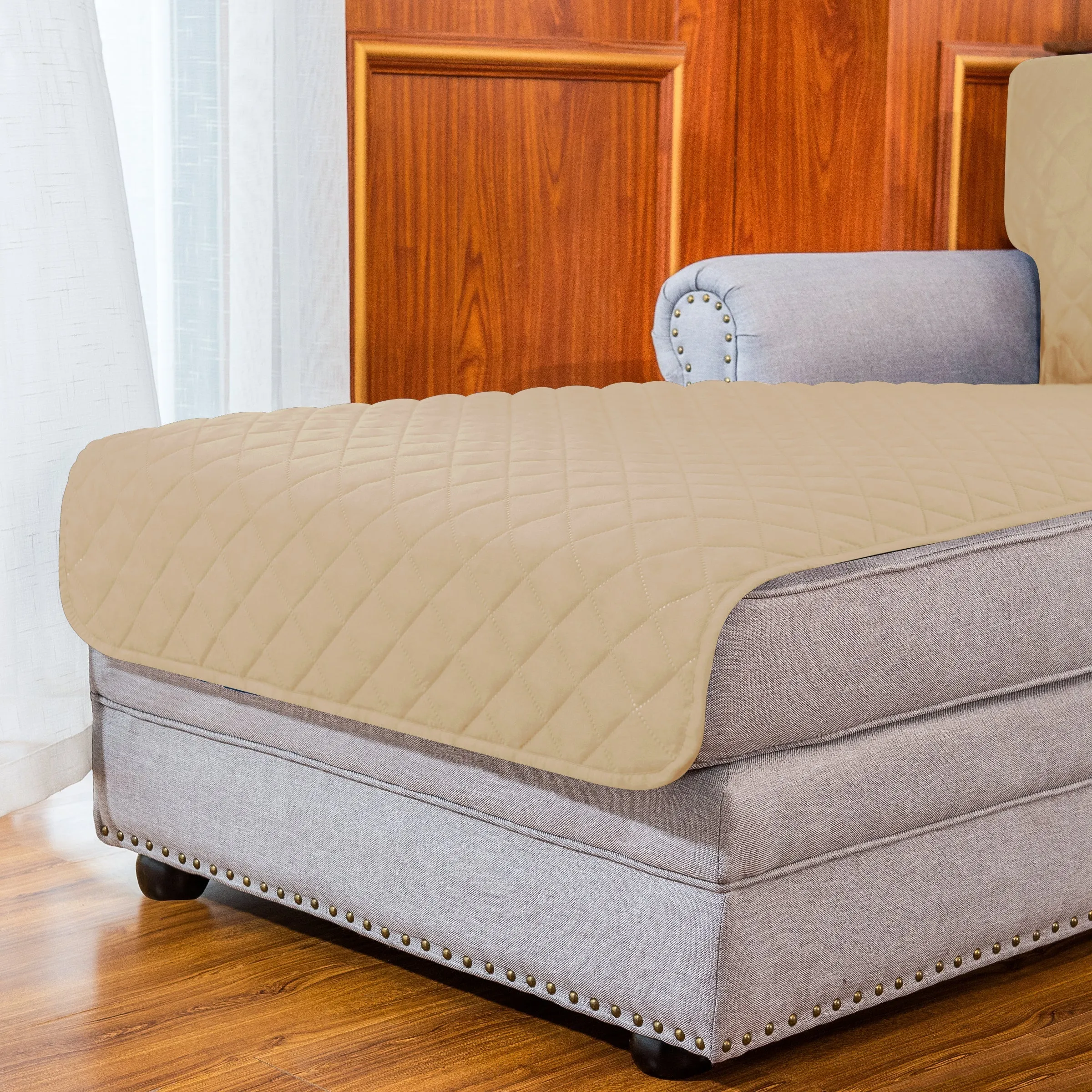 Reversible Chaise Waterproof Pet-Friendly Sofa Slipcover