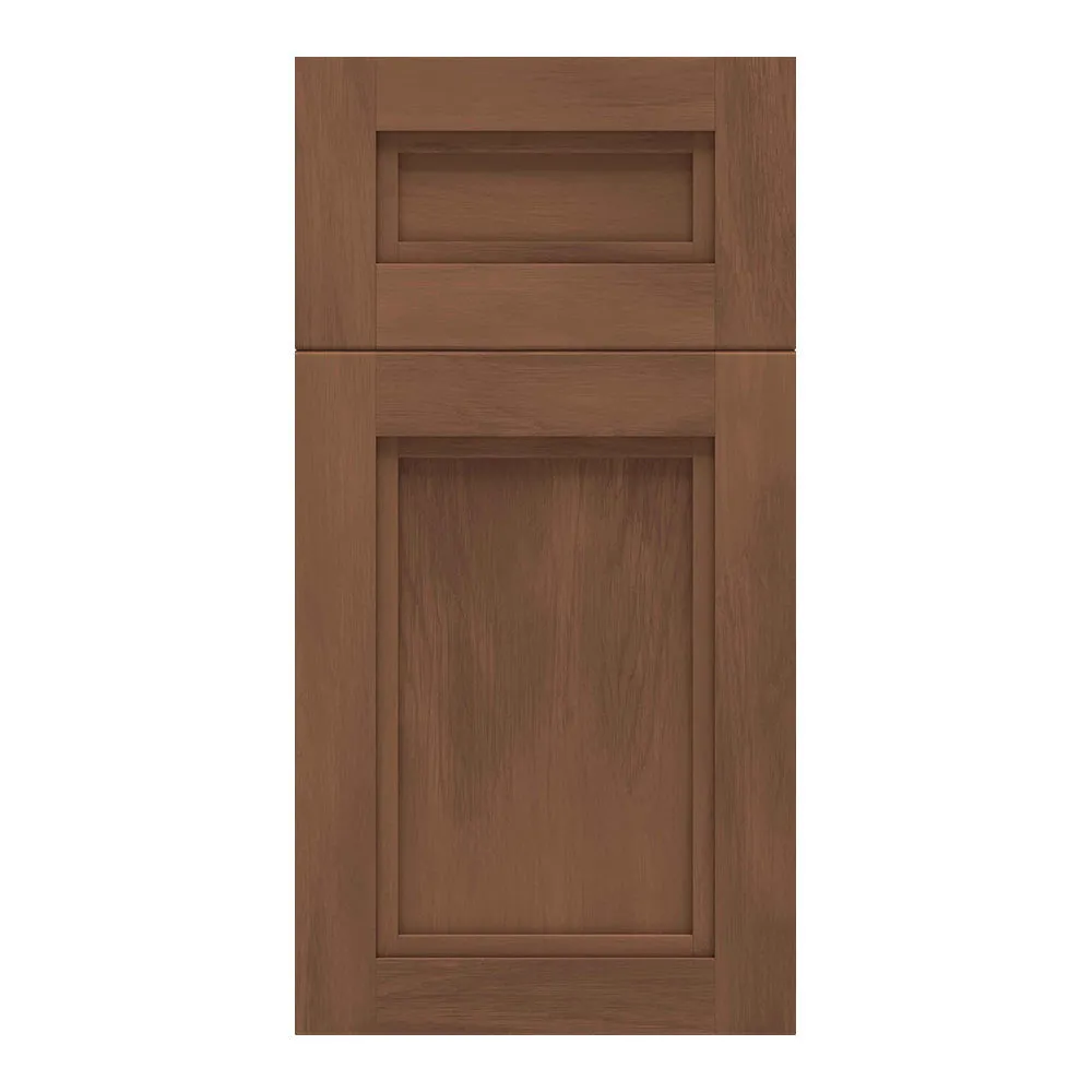 RTA - Havana Walnut - Wall Glass Door - Left - 27"W x 42"H - HAW-WGD2742