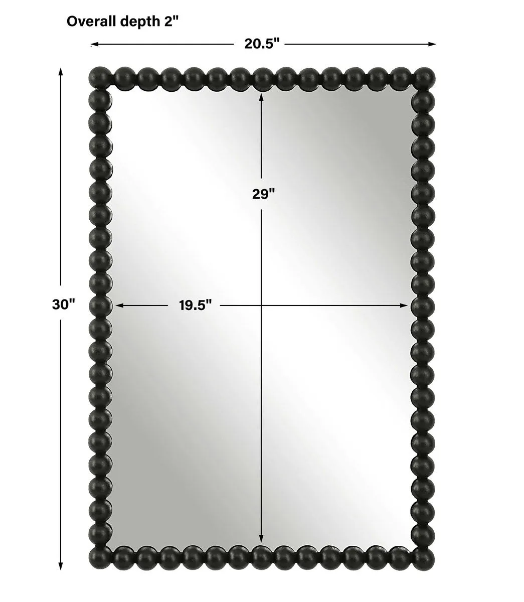 Serna Beaded Vanity Mirror
