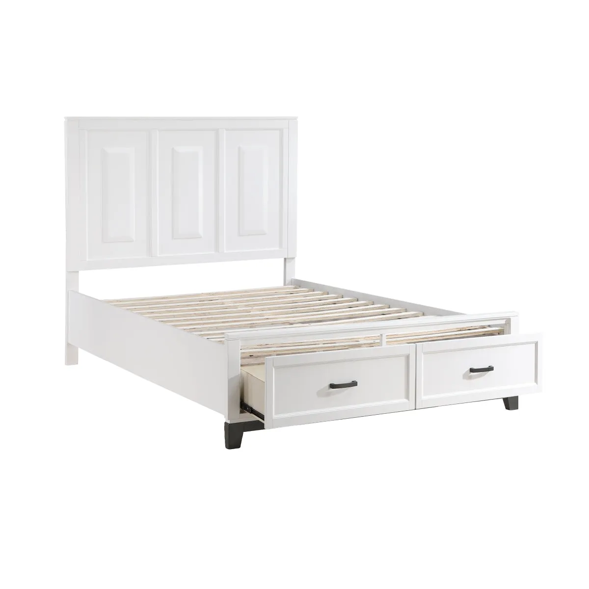 Storage Queen Platform Bed - Footboard Storage, High Volume Keywords