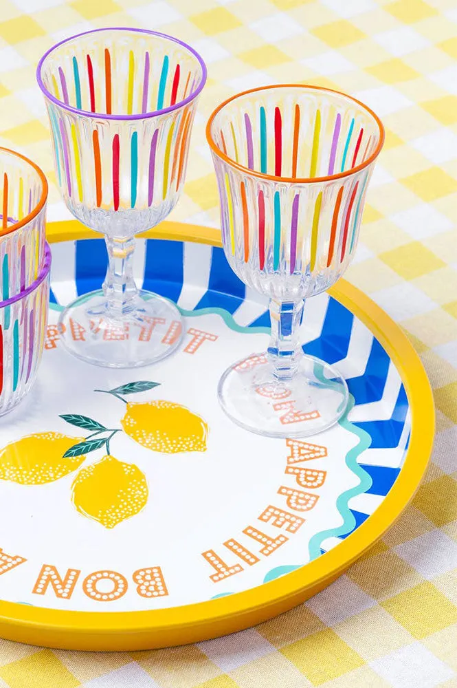 Talking Tables Bon Appetit Lemon Tin Tray