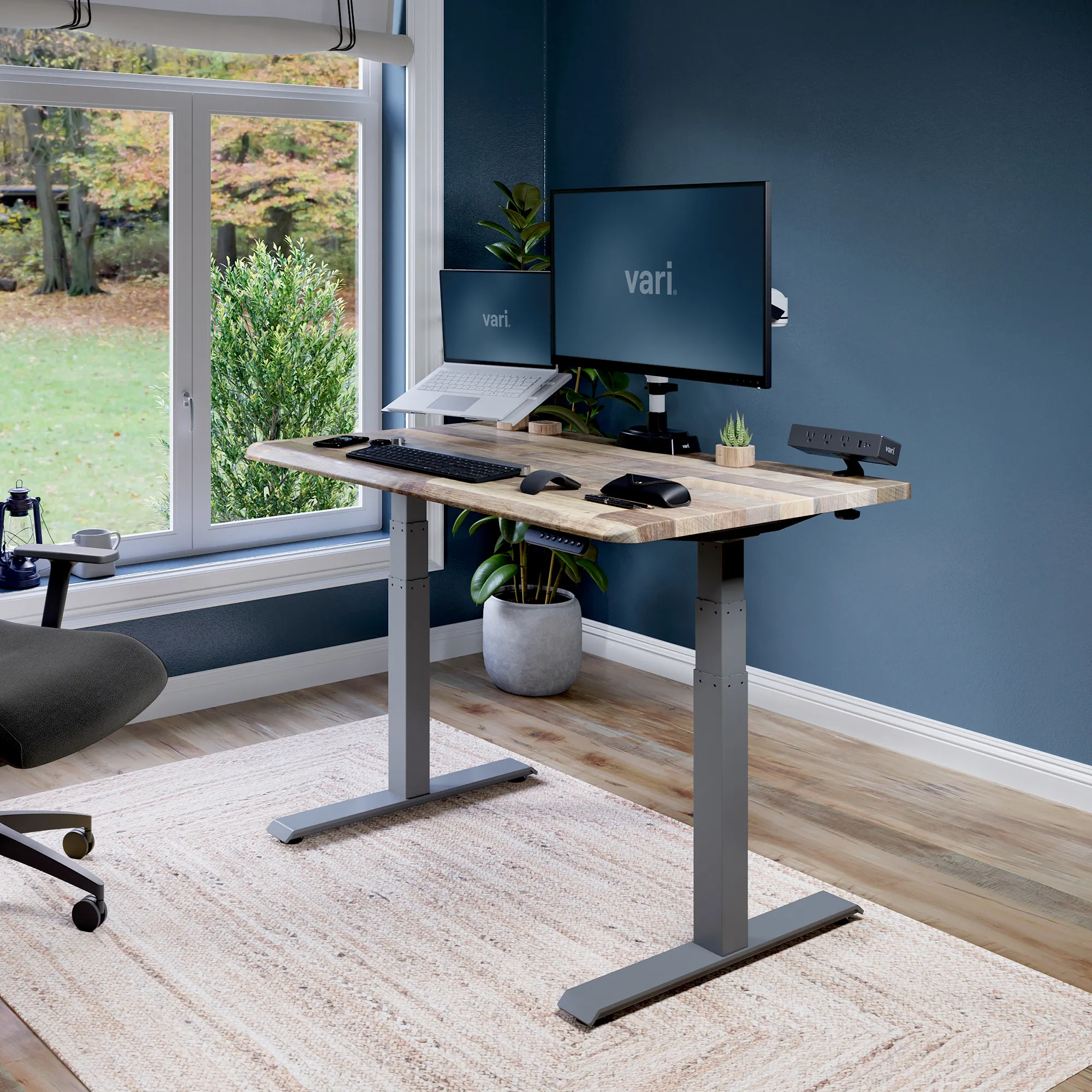 Vari® Electric Standing Desk 48x30 with Comfort Edge™